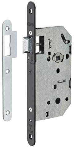 Thirard - Serrure encastrable monomax nf têtière noire pour porte d'intérieure