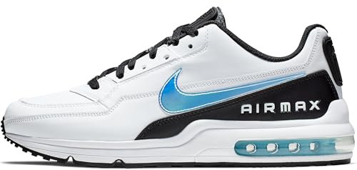 NIKE Air MAX Ltd 3, Sneaker Hombre, White Blue Gaze Black White, 44 EU