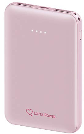 Zusatzakku Lotta Power Powerbank Rose 5.000 mAh