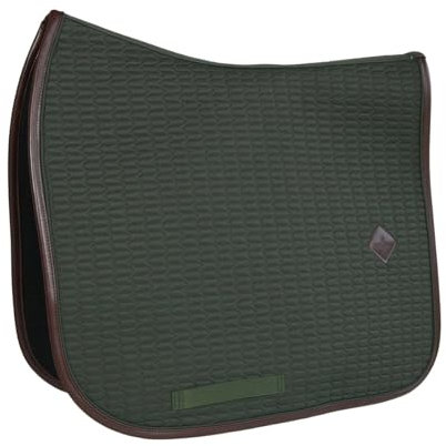 Kentucky Horsewear Leder Color Edition Jumping Schabracke Farbe: Oliv Größe: Springen