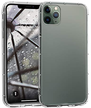 MyGadget Hülle iPhone 11 Pro Max - TPU Case Crystal Clear & Stoßfest Schutzhülle - Silikon Back Cover dünne Handyhülle Transparent