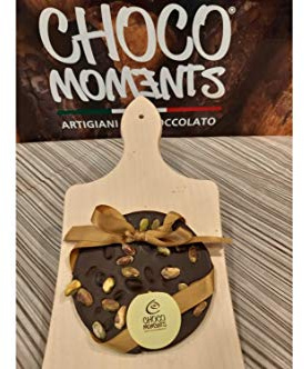 Cialdina al cioccolato (Cioccolato fondente con pistacchi)
