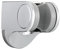 Tecmolog Handbrause Halterung Verstellbar Kunststoff Wand Brausehalter Halterung für Duschkopf Chrom, ST01