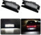 njssjd Canbus 18-SMD 6000K weiße LED-Kennzeichenbeleuchtung für M.azda MX-5 ND MK4 M.azda 2 hintere Tag-Lampen, OEM-Nr. D09H-51-270