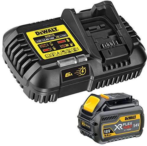 DEWALT Dewalt DCB546 18V/54V XR Flexvolt 6Ah Battery and DCB118 Fast Charger