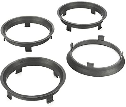 LST 4x Anthrazit Zentrierringe für Alufelgen Radnabe Ø 66,6 mm - Ø 70,1 mm