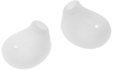 zalati Earphone Earbuds Eartips Caps Silicone Gel Earphone Protective Sleeve Earphone in Ear Silicone Cover Soft Earphone Cover for S6 Edge - White