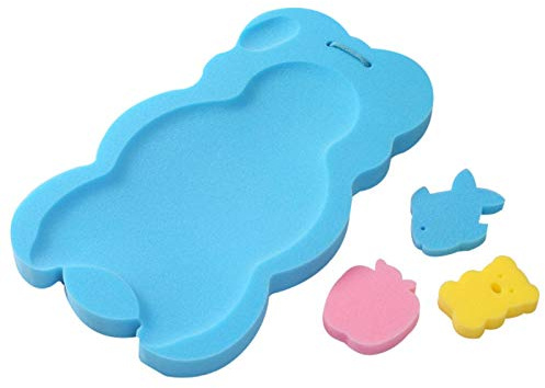 Gesuter Baby Badeschwamm Pad, Anti-Rutsch Schwamm Pad, Baby Badewannen Badepad, Schwamm Baby Badematte, Baby Badeschwamm Kissen Unterstützung