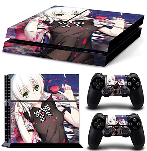 BUCEN Anime Für PS4 Skin Für Konsole Und Controller Vinyl-Aufkleber, Für PS4 Aufkleber Wrap Cover Skin Full Set Langlebig Kratzfest 17885 Kratzfest