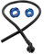 DONGKER Peep Visier, 30cm Bogenschießen Peep Sight mit 1/4 & 3/16 Aluminium Peep Sight für Compoundbogen