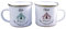 Tent Enamel Camp Mug | Personalised Camper Gift | His and Hers | Couple Travel Present | Accessories Camping | Home Is Where We Pitch It