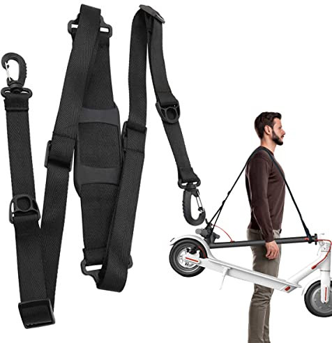 Tragegurt E-Scooter Universal, Darryy Schultergurt Scooter, Universal Tragegurt für E-Scooter, Scooter Schultergurt, Dauerhaft, Einstellbare Länge, Hohe Tragfähigkeit, Energieeinsparung