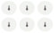 pour ZigBee 6 PCS Capteur Intelligent De Température Humidité De La Maison Intelligente Moniteur À Distance APP Contrôle Travail avec Alexa Home