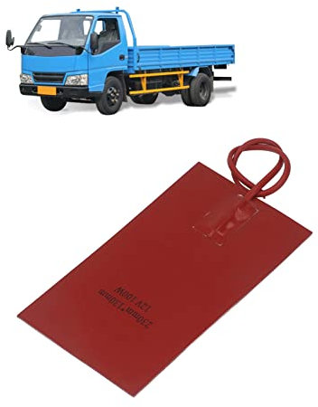 Kleines Heizkissen für Kraftstofftank, 230 X 130 Mm, 100 W, Selbstklebendes Silikon-Heizkissen, für LKW, Dieselfahrzeuge, Traktoren Usw (DC12V)