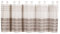 Clever-Kauf-24 Scheibengardine|Schlaufenpanneaux | Taupe/Creme | Kurzgardine HxB 50x140cm ideal für Kleinfenster | Bistrogardine mit Schlaufen | aus recyceltem Material |