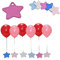 GODFATHER Star Balloon Weight Plastic Balloons Weights Reusable Helium Balloon Weights for Birthday Baby Shower And Anniversary Celebration Decoration (Hot Pink Pack of 5)
