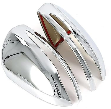 Seitenspiegelabdeckung Für Mercedes Für Benz B C E S GLA GLB GLC W247 W205 W213 W222 H247 X247 X253 LHD Seitenrückspiegel Refit Cover Trim Auto Spiegelkappen (Farbe : Chrome)