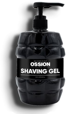 Men’s Shaving Gel for Sensitive Skin – Anti-Irritation Barber Shave Gel, Moisturizing & Protective Formula, Smooth Glide for Easy Shaving – Gel para Afeitar Barbero Profesional, 33.81 Fl oz