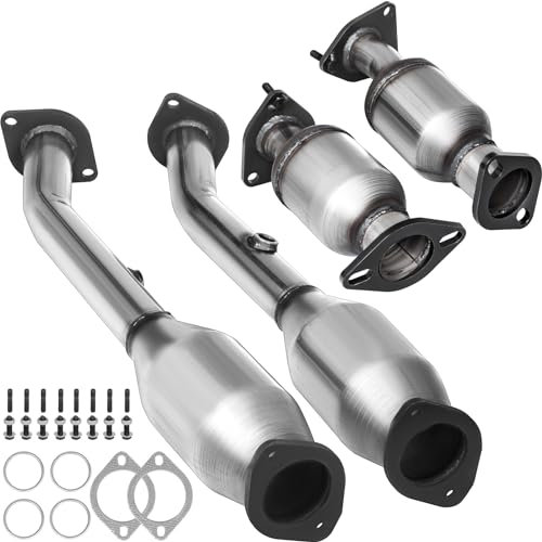 VEVOR Colector de escape 05-11 Nissan Frontier Juego de pernos del colector de escape 4,0L Convertidor catalítico de alto flujo de calidad OEM para Nissan Frontier/Xterra/Pathfinder 2005-2011