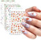 INGJIA Nagelsticker Weihnachten, 10 Blätter Nagelaufkleber Selbstklebend Nagel Sticker Schneeflocke Rentier Nail Art Decals Design DIY Dekoration