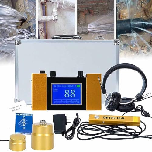 PixCy Alarmmelder für den Heim- und Außenbereich, professioneller Wasserleck-Sensor, Sanitärwerkzeuge, verstellbar mit 4 Gängen, für die Erkennung von Wasserlecks bei Fußbodenheizungen