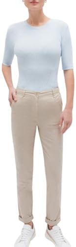 Caroll Femme Pk011-adelmob Pantalon, Beige, 38 EU