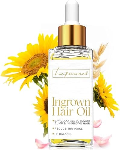 Olio Trattamento Peli Incarniti 40ml, LA.PERSONAL Siero Post Depilazione, Idratante & levigante, Olio Dopobarba per gambe, zona bikini, ascelle, Oil Corpo ridurre protuberanze rasatura e irritante
