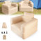 YRHome Aufblasbares Sofa Aufblasbare Couch Camping Outdoor Luftsofa mit Rücken Armlehne Einzelsofa, 97 x 78 x 75 cm Lounge Sofa Wasserdicht,Portabel für Outdoor Indoor, Reisen, Strand