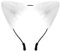 SycloPak Katzenohren Haarreif - Damen Cat Ears Fuchs Ohren Plüsch Stirnband Schwarz für Halloween Cosplay