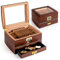 Marvero Zigarren Humidore, Humidor-Zigarren, Spanische Zeder Hölzerne Zigarrenbox,mit Humidor Befeuchter,Hygrometer,Teiler,Geschenke für Zigarren-Liebhaber(75 Zigarren)