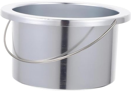 predolo Pot de Cire de Remplacement En Alliage D'aluminium, Aluminium de 600ml, Robuste et Portable