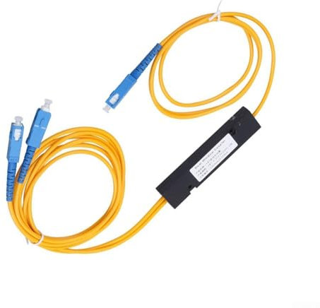 Optical Fiber Splitter Pigtail Type 12, ABS Plastic Junction Box, Stable and Reliable Performance, 1 2M Cord Length