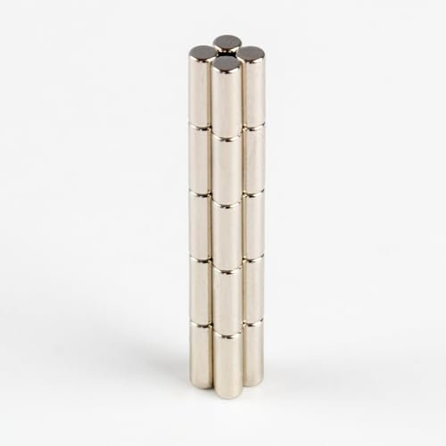 Magna-C® 20 Stück Starke Neodym Magnete | 3 x 8mm | haftstarke Scheibenmagnete für Whiteboard, Magnettafel, Magnetstreifen, Kühlschrank, Magnetboards