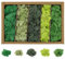 Islandmoos Zum Basteln 200g - Islandmoos in 5 versch,Kunstmoos Farben/Echtes konserviertes haltbares Natur Moos zum Moosbild basteln/Deko und Ostern deko Kunst Moos