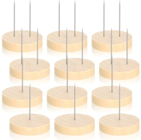 Spourita 12 Stück Puppenständer zum Häkeln, Puppenständer aus Filz, Tierpuppe, Spielzeug, Basis aus , Action-Figur, Halterung