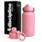 4-DISCIPLINE｜Gourde Inox Isotherme 650 ml (Quartz Rose - finition mate) – Sans BPA, étanche – Support magnétique + bouchon sport avec paille – Base silicone – Idéal pour sport, bureau, voyage