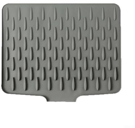 Silikon-Abtropfmatte, Arbeitsplattenschutz mit effektiver Wasserumleitung und rutschfestem Design