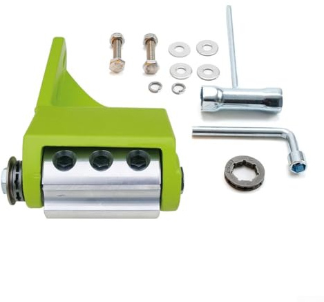Honseadek Kettensägen-Entrindungswerkzeug | Holzschälaufsatz für 0,325 Zoll und 3/8 Zoll Teilungsketten | Stahl-Aluminium-Holzschäler für 66 cc oder kleinere Sägen