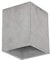 Deckenstrahler Beton Grau Kompakt Eckig Urbaner Stil GU10 L9cm Deckenleuchte Aufbaustrahler Flur Küche