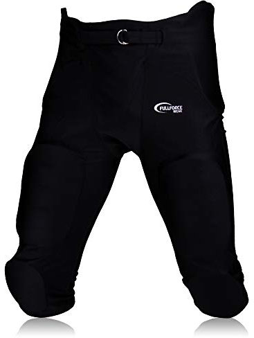 Full Force American Footballhose Crusher 7 Pocket Pad All in One Gamepant - schwarz Gr. L