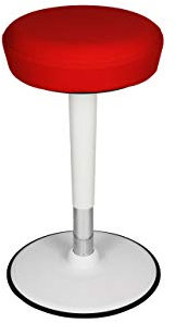 YULUKIA 200003 Drehstuhl Sitzfuß Hocker Stehpult Hocker Arbeitshocker Erhöhter Fußhocker Aktiver Lernbalance Hocker Sitzstuhl Wackelhocker mit Effektgewebe Einstellbar Chair Wobble Stool