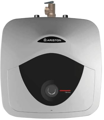 2.5 Gallon Capacity, 120-Volt – Ariston Andris Mini Tank Electric Water Heater – Heating Solution for Under Sink, RV, and Compact Spaces, Smart Boost for Versatile Heating, Simple Installation