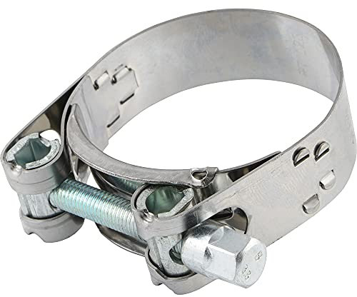 Siwerk Gelenkbolzenschellen aus Edelstahl - Schlauchschellen (Werkstoff: Edelstahl W2 - Ø Spannbereich: 27-29 mm)