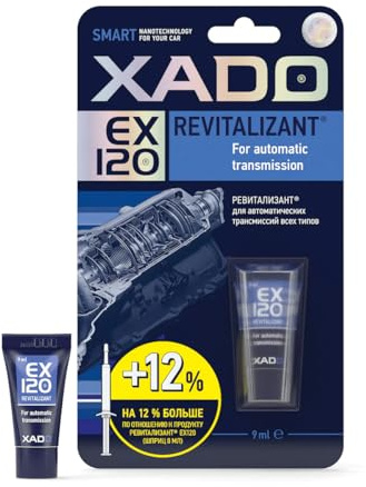 XADO EX120 Automatikgetriebe-Reparatur mit 9ml Volumen – Pflege für CVT und andere Getriebetypen | ATF-Additiv und Schutzmittel – Minderung von Anhaften, Ruckeln und Rutschen
