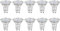 Lepro GU10 LED Lampe, 3W 250 Lumen LED Leuchtmittel, 2700 Kelvin Warmweiß ersetzt 35W Halogenlampen, 100 Grad Abstrahlwinkel, 10er Pack