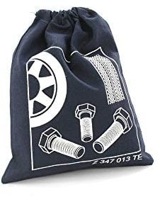 Volkswagen Z347013TE Bolzensack Radbolzen Radschrauben Felgenschloss Tasche Aufbewahrung, blau