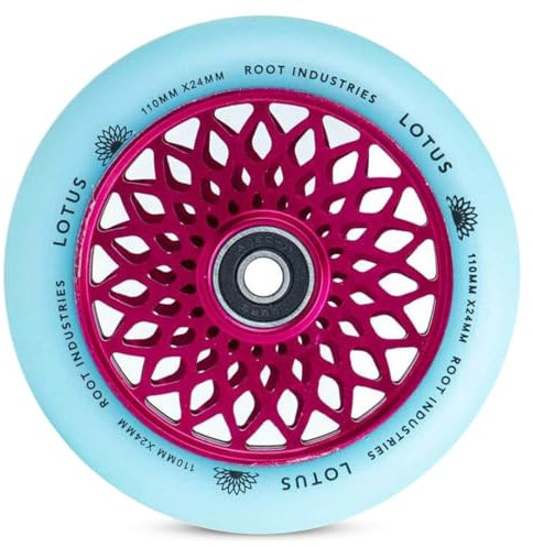 Root Root Unisex – Erwachsene Lotus Stunt Scooter-Räder, Pink/Isotope, 110