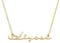 MyNameNecklace MYKA Collar con Nombre en Firma (Chapado en Oro 18k)