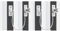 eSynic 2Pcs Popular Window Restrictors for Upvc Window Restrictors Locks High Quality UPVC Window Locks Children Window Security Wire Latch with Keys for Baby Children Safety-White