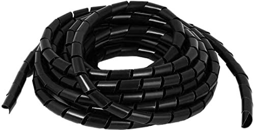 17 Metres Polyethylene Spiral E Bike Mtb Computer Car 6mm/12mm Cable Tidy Wrap